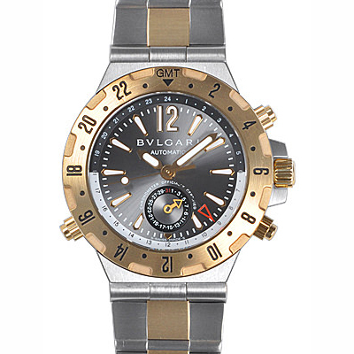 ブルガリコピー ディアゴノ プロフェッショナル GMT GMT40C5SGD - 商品画像 5