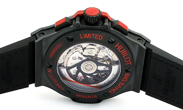 ウブロ素晴らしいスーパーコピー ビッグバン オールブラックレッド 301.CI.1130.GR.ABR10 - 商品画像 1