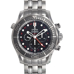 オメガスーパーコピー シーマスター ダイバー300M コーアクシャルGMT クロノグラフ44MM 212.30.44.52.01.001 - 商品画像 2