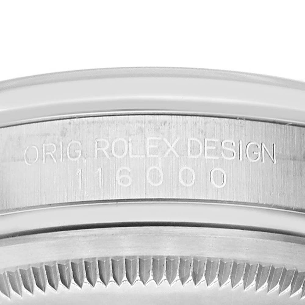 ロレックスコピー オイスター パーペチュアル 36mm ブルー ダイヤル スチール メンズ ウォッチ 116000 - 商品画像 1