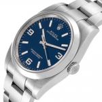 ロレックスコピー オイスター パーペチュアル 36mm ブルー ダイヤル スチール メンズ ウォッチ 116000 - 商品画像 5