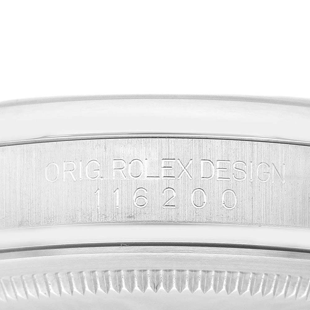 ロレックススーパーコピー デイトジャスト ホワイト ローマン ダイヤル スチール メンズ ウォッチ 116200 - 商品画像 1