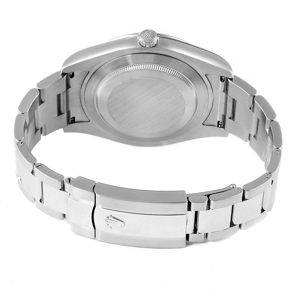ロレックススーパーコピー デイトジャスト II 41mm スチール ホワイト ゴールド ブラック ダイヤル メンズ ウォッチ 116334 - 商品画像 7