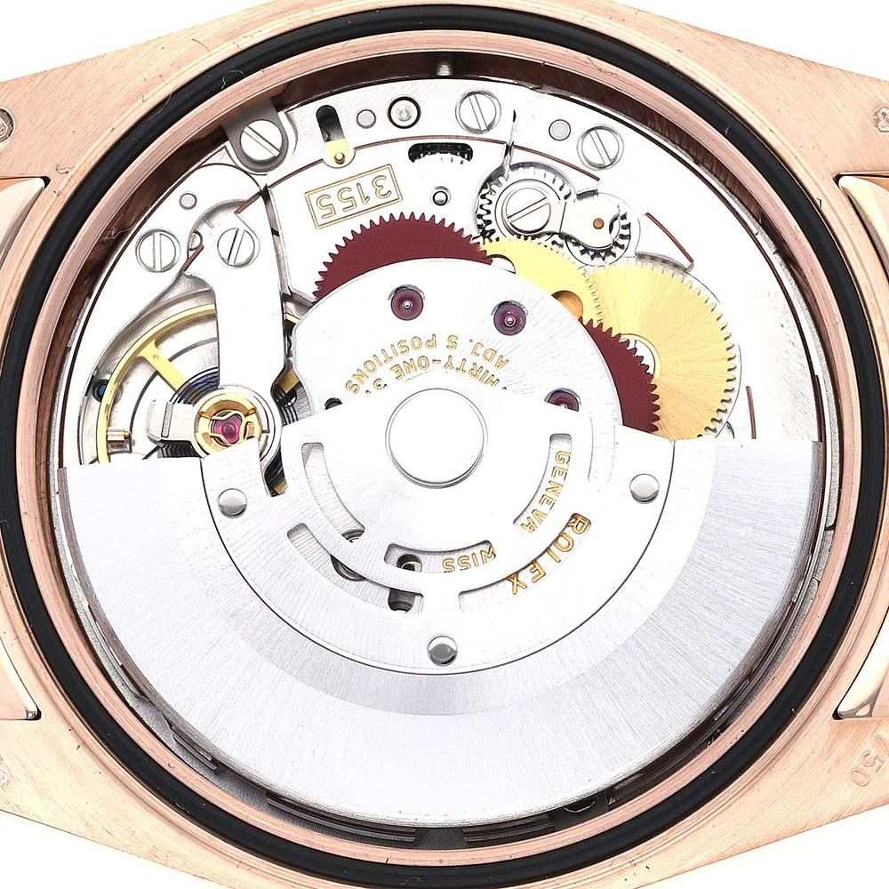 ロレックスコピー プレジデント デイデイト ローズゴールド チョコレート ダイヤル メンズ ウォッチ 118135 - 商品画像 7