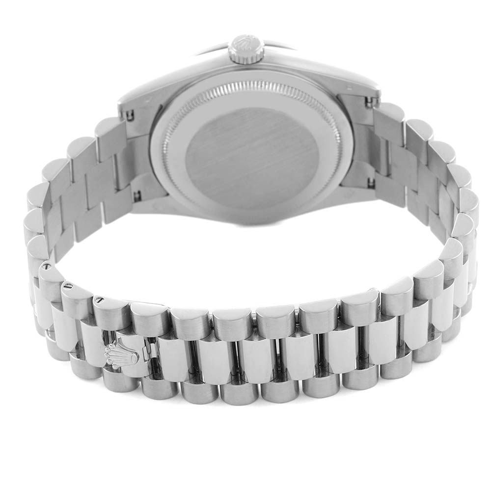 ロレックスコピー プレジデント デイデイト 18K ホワイトゴールド ダイヤモンド メンズ ウォッチ 118389 - 商品画像 7