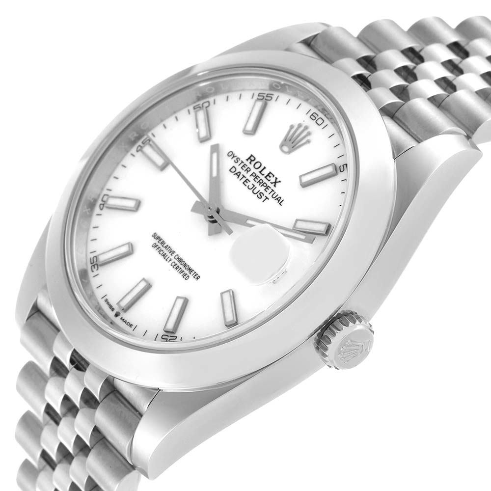 ロレックス スーパーコピー デイトジャスト 41 ホワイト 126300 - 商品画像 6