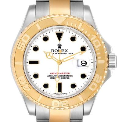ロレックス コピー ヨットマスター ホワイト ダイヤル スチール イエロー ゴールド メンズ ウォッチ 16623 - 商品画像 2