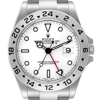 ロレックス コピー エクスプローラー II 40mm ポーラーホワイト ダイヤル スチール メンズ ウォッチ 16570 - 商品画像 2