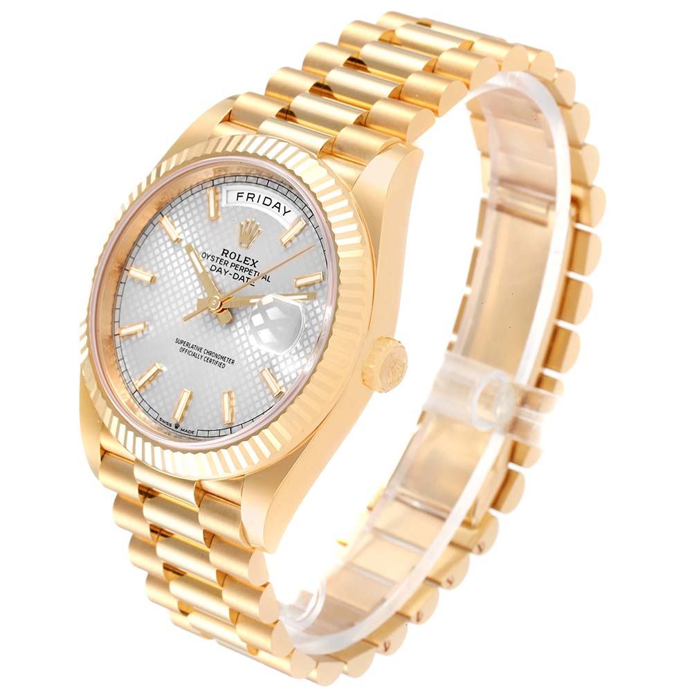 ロレックス スーパーコピー デイデイト40 シルバーダイアゴナル 228238 - 商品画像 6