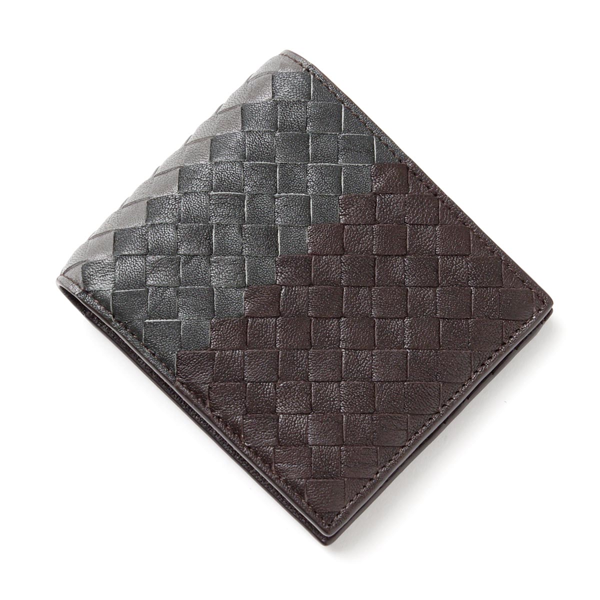 ボッテガヴェネタ/BOTTEGA VENETA/ 2つ折り財布/CLUB FUME /エスプレッソ×アルドアーズ×グレー マルチカラー系 113993 vbg81 2195 メンズ - 商品画像 5