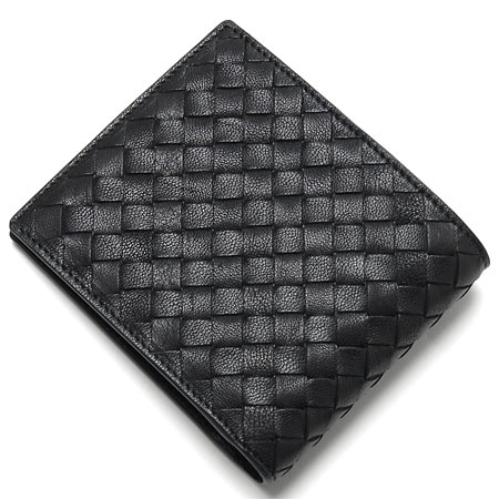 ボッテガヴェネタコピー ２つ折り財布/WASHED LAMB /ブラック 113993 vx051 1000【秋冬】 - 商品画像 3