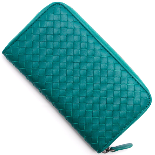 ボッテガヴェネタコピー BOTTEGA VENETA 長財布 イントレチャート 【INTRECCIATO】 カナールブルー 114076 V001N 4409 メンズ レディース - 商品画像 1