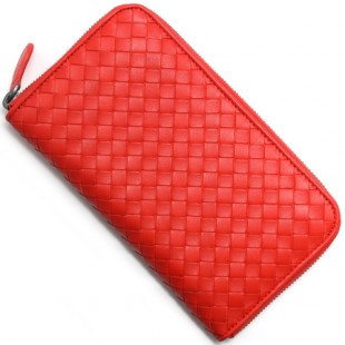ボッテガヴェネタスーパーコピー BOTTEGA VENETA 長財布 イントレチャート 【INTRECCIATO】 ニューレッド 114076 V001N 6524 レディース - 商品画像 2