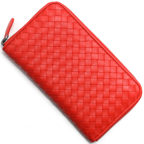 ボッテガヴェネタスーパーコピー BOTTEGA VENETA 長財布 イントレチャート 【INTRECCIATO】 ニューレッド 114076 V001N 6524 レディース - 商品画像 7
