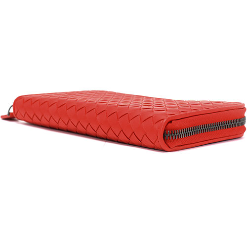 ボッテガヴェネタスーパーコピー BOTTEGA VENETA 長財布 イントレチャート 【INTRECCIATO】 ニューレッド 114076 V001N 6524 レディース - 商品画像 8