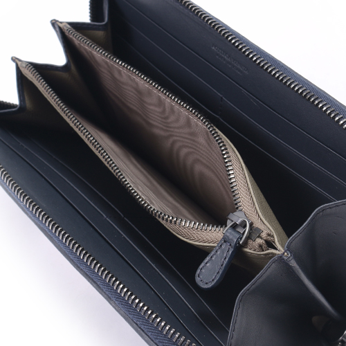 ブランドコピーボッテガヴェネタ BOTTEGA VENETA 長財布 イントレチャート 【INTRECCIATO】 プリュッセブルー 114076 VAHF3 4058 メンズ - 商品画像 8