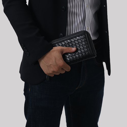 ボッテガヴェネタ長財布コピー BOTTEGA VENETA 長財布 イントレチャート 【INTRECCIATO】 ブラック 114076 VAPD6 1000 メンズ - 商品画像 6