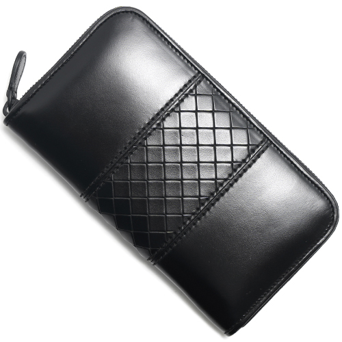 ボッテガヴェネタ BOTTEGA VENETA 長財布 スコルピート 【INTRECCIATO】 ブラック 114076 VT272 1000 メンズ レディース - 商品画像 7