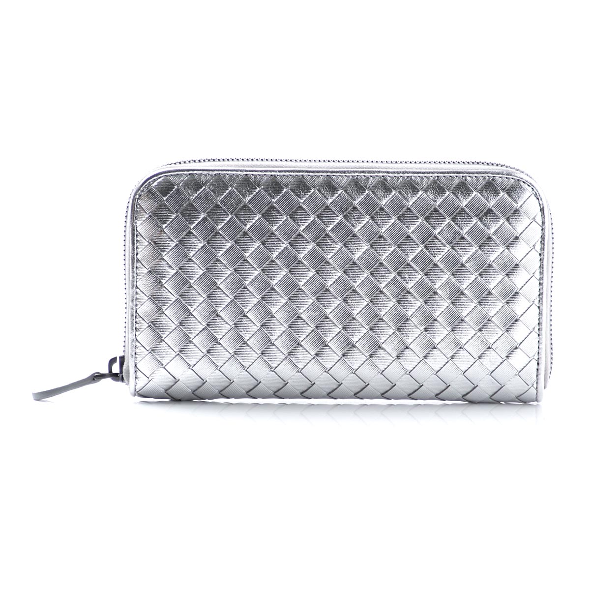 ボッテガヴェネタコピー ラウンドファスナー 長財布[小銭入れ付き] GROSGRAIN シルバー シルバー系 114076 v0041 1420 レディース - 商品画像 3