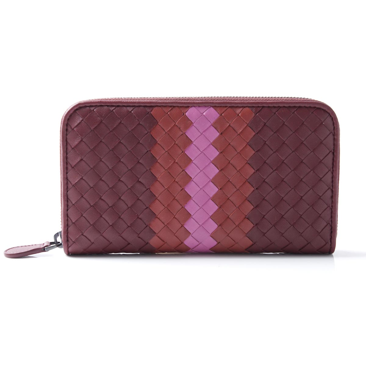 ボッテガヴェネタコピーBOTTEGA VENETA ラウンドファスナー 長財布[小銭入れ付き] NAPPA バローロ×ブリック×ピオニー レッド系 114076 vcb41 2270 レディース - 商品画像 3