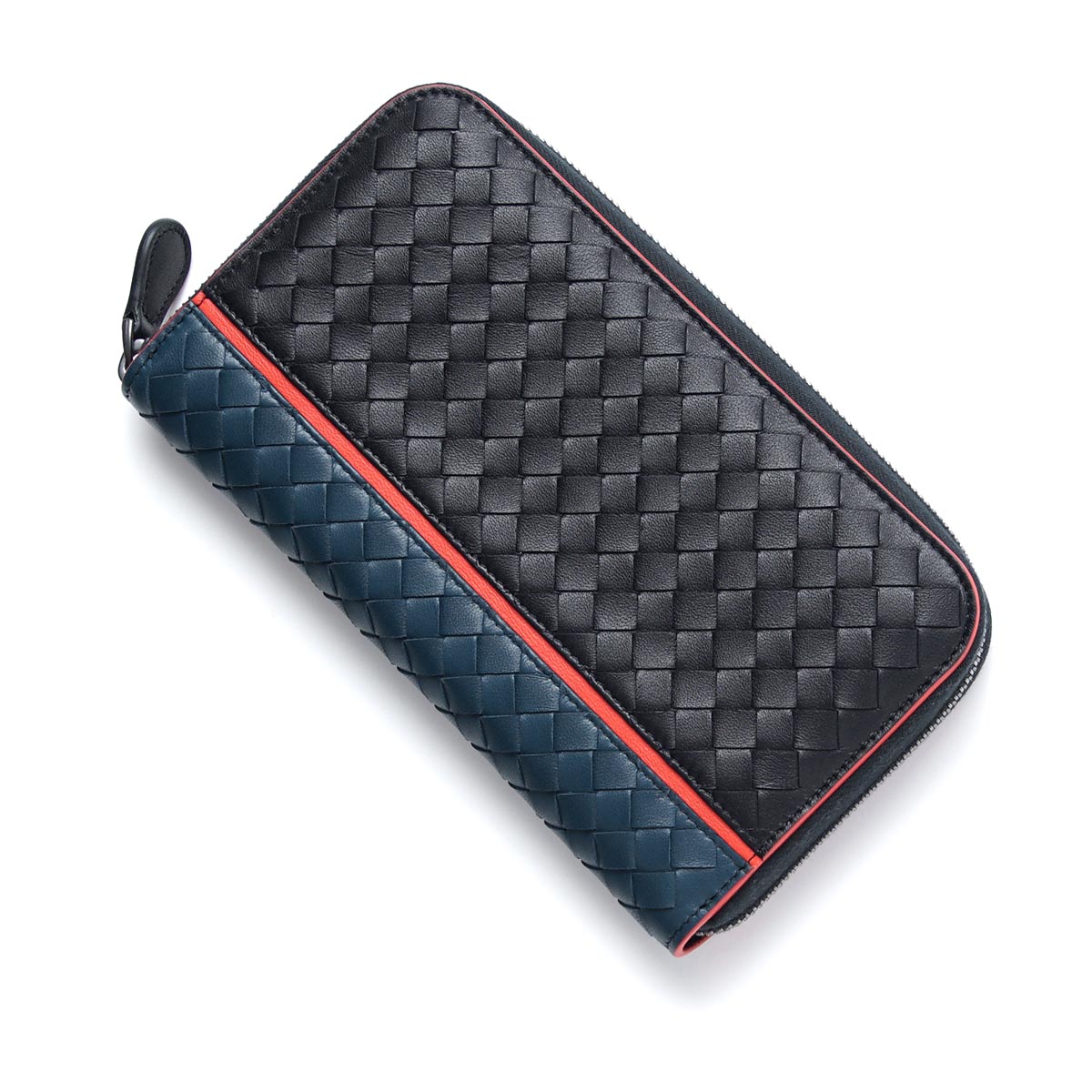 ボッテガヴェネタスーパーコピーBOTTEGA VENETA ラウンドファスナー 長財布[小銭入れ付き] NAPPA ナッパ パシフィック×トルマリン×ベスビオ ブルー系 114076 vcbb1 8170 メンズ - 商品画像 8