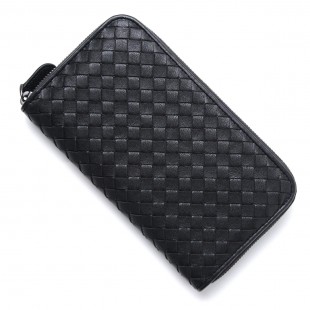 ボッテガヴェネタ/BOTTEGA VENETAスーパーコピー ラウンドファスナー 長財布[小銭入れ付き] WASHED LAMB NERO ブラック系 114076 vx051 1000 メンズ＆レディース - 商品画像 2