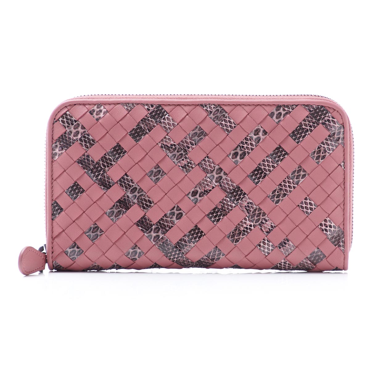 ボッテガヴェネタスーパーコピーBOTTEGA VENETA ラウンドファスナー長財布[小銭入れ付き] AYERS×NAPPA ダスティーローズ ピンク系 114076 vv211 5707 レディース - 商品画像 3