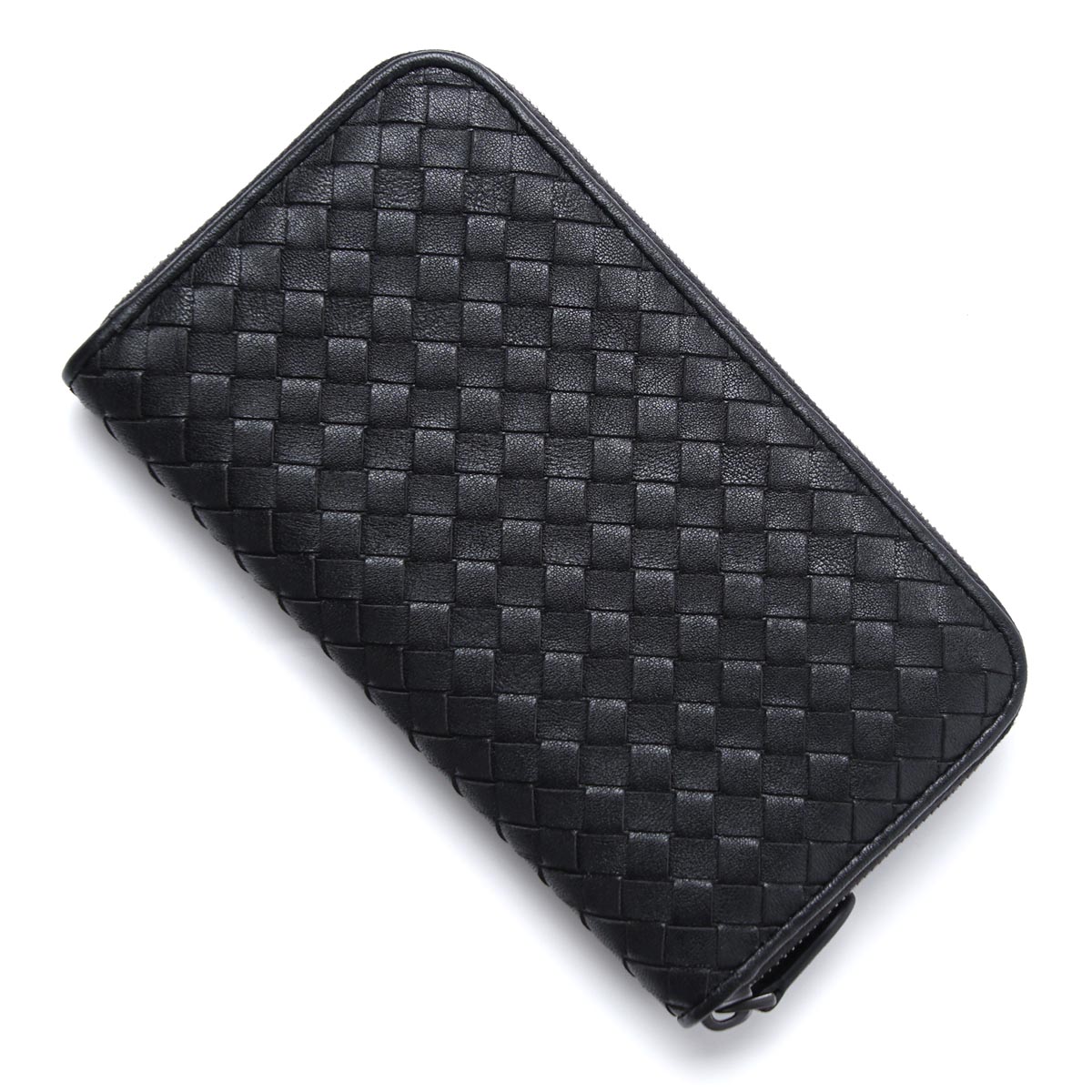 ボッテガヴェネタ/BOTTEGA VENETAスーパーコピー ラウンドファスナー 長財布[小銭入れ付き] WASHED LAMB NERO ブラック系 114076 vx051 1000 メンズ＆レディース - 商品画像 6