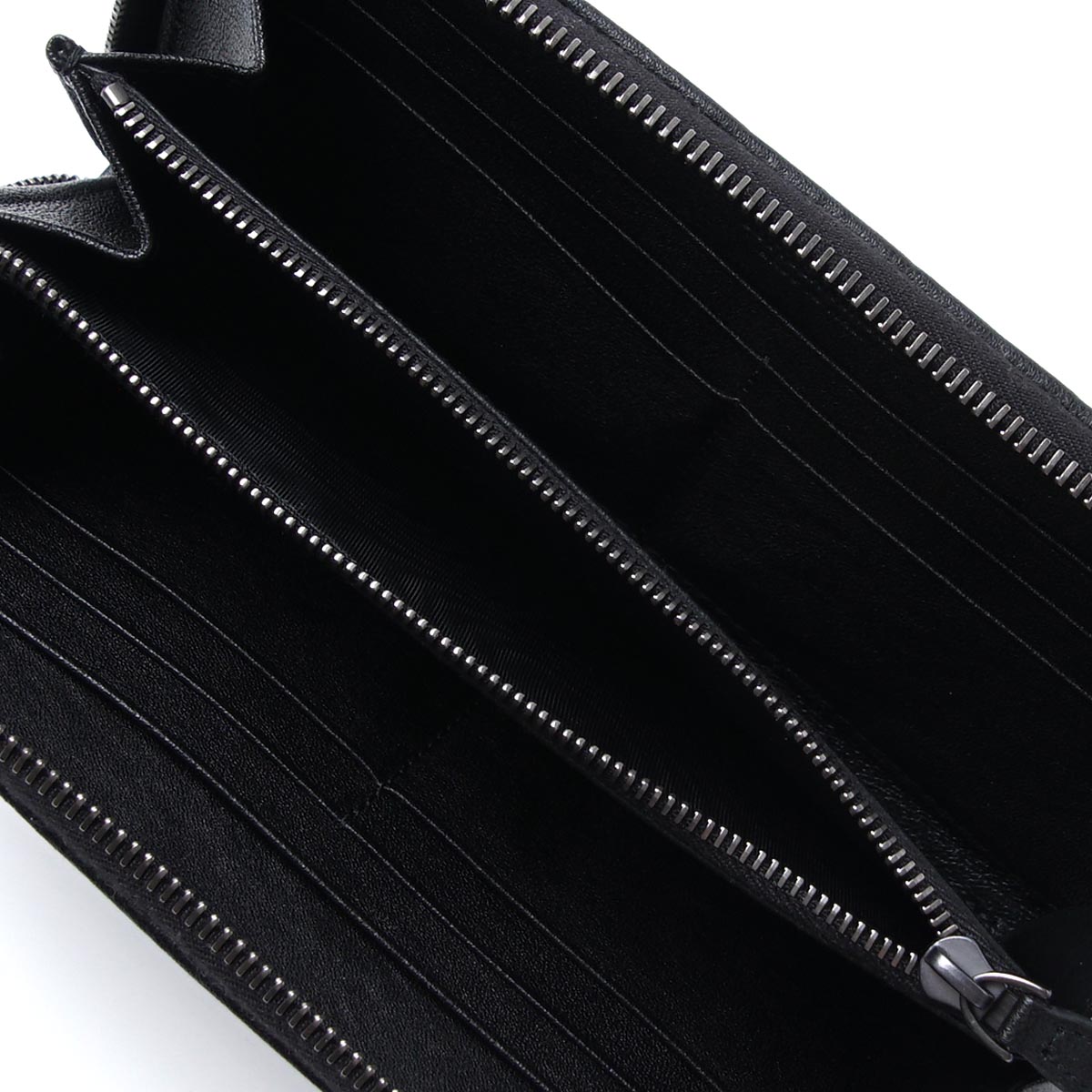 ボッテガヴェネタ/BOTTEGA VENETAスーパーコピー ラウンドファスナー 長財布[小銭入れ付き] WASHED LAMB NERO ブラック系 114076 vx051 1000 メンズ＆レディース - 商品画像 4