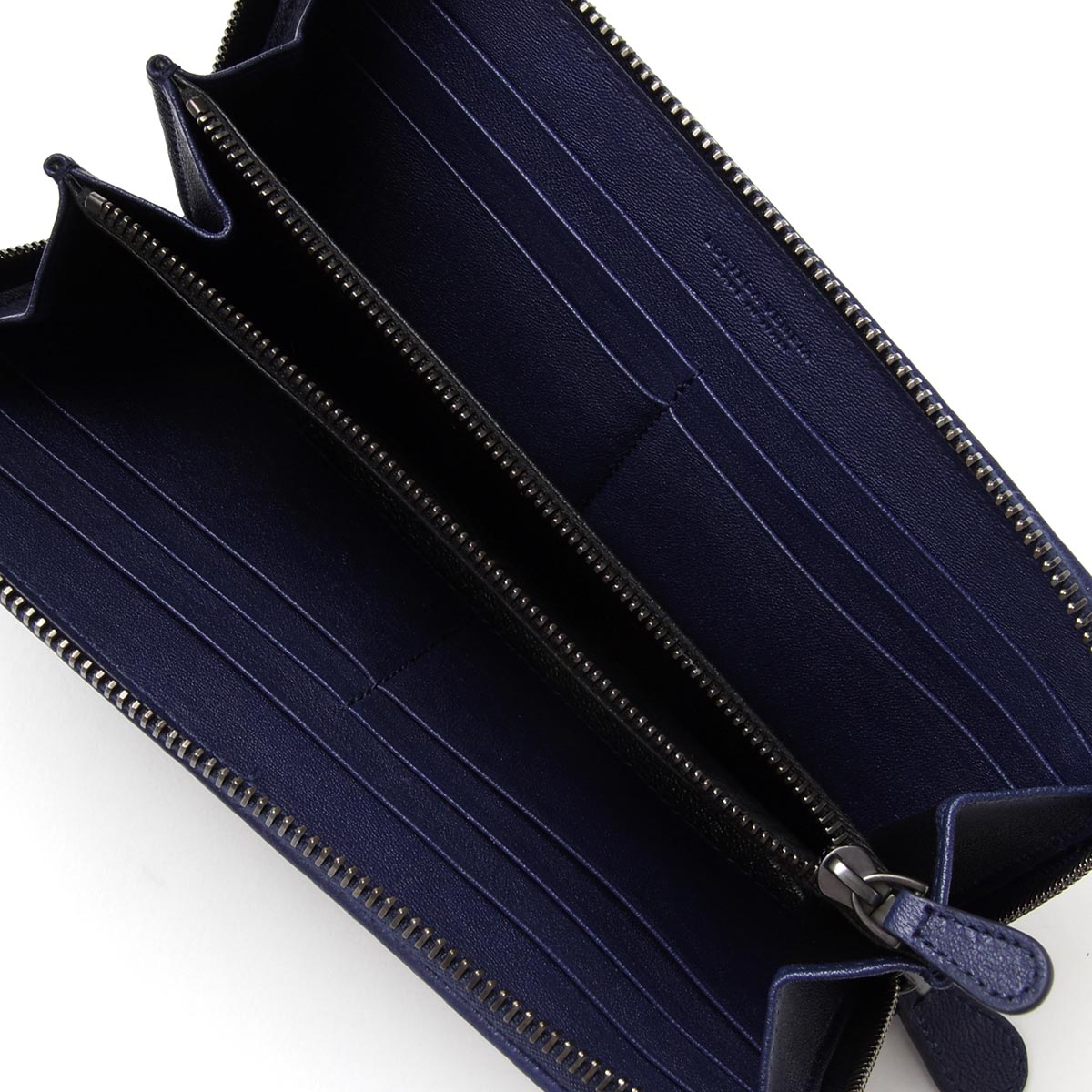 ボッテガヴェネタコピー ラウンドファスナー 長財布[小銭入れ付き]/WASHED LAMB /アトランティック ブルー系114076 vx051 4114 メンズ&レディース - 商品画像 6