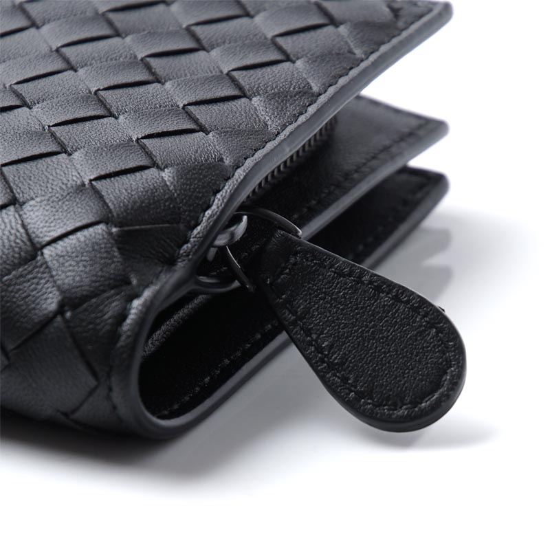 ボッテガヴェネタ/BOTTEGA VENETAコピー 2つ折り財布[小銭入れ付き] NAPPA ネロ ブラック系 121060 v001n 1000 レディース - 商品画像 3