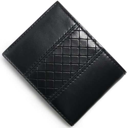 ボッテガヴェネタコピー BOTTEGA VENETA 二つ折財布【札入れ】 スコルピート ブラック 123226 VT272 1000 メンズ - 商品画像 1