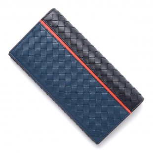 ボッテガヴェネタコピーBOTTEGA VENETA 長財布[小銭入れ付き] NAPPA ナッパ パシフィック×トルマリン×ベスビオ ブルー系 156819 vcbb1 2060 メンズ - 商品画像 2