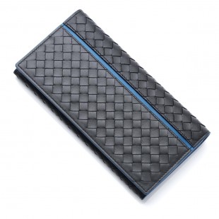 ボッテガヴェネタスーパーコピーBOTTEGA VENETA 長財布[小銭入れ付き] NAPPA ナッパ アルドアーズ×ネロ×ピーコック グレー系 156819 vcbb1 2060 01 メンズ - 商品画像 2
