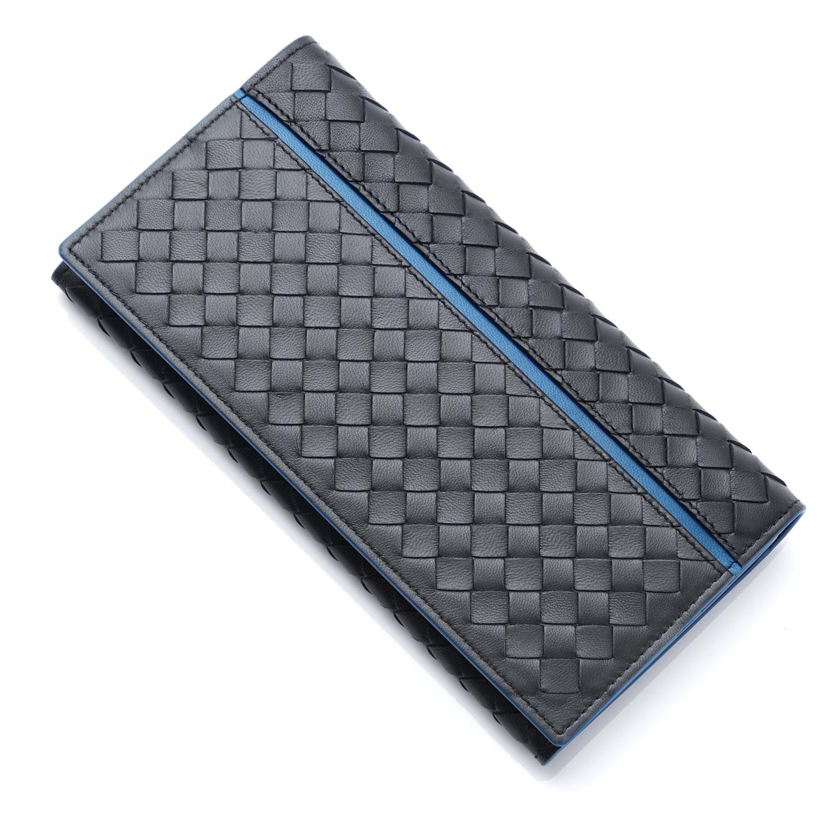 ボッテガヴェネタスーパーコピーBOTTEGA VENETA 長財布[小銭入れ付き] NAPPA ナッパ アルドアーズ×ネロ×ピーコック グレー系 156819 vcbb1 2060 01 メンズ - 商品画像 5