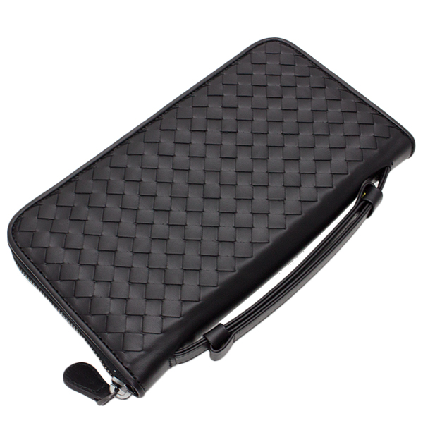 BOTTEGA VENETA ボッテガヴェネタ 長財布 オーガナイザー トラベルケース 169730 V4651 1000 イントレチャート レザー ブラック - 商品画像 1