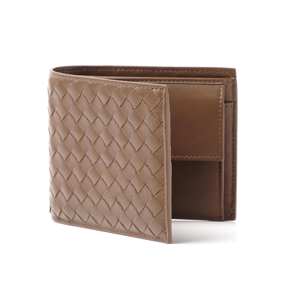 ボッテガヴェネタコピーBOTTEGA VENETA 2つ折り財布[小銭入れ付き] VN ニューシガー ブラウン系 193642 v4651 2314 メンズ - 商品画像 3