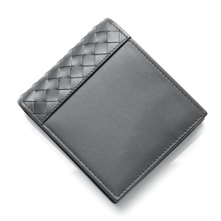 ボッテガヴェネタコピーBOTTEGA VENETA 2つ折り財布[小銭入れ付き] MATT ミディアムグレー グレー系 193642 vm403 8587 メンズ - 商品画像 2