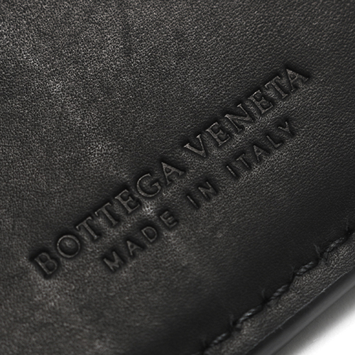 ボッテガヴェネタスーパーコピー BOTTEGA VENETA 二つ折財布 イントレチャート エスプレッソブラウン&ブラック 195432 VT194 2066 メンズ レディース - 商品画像 4
