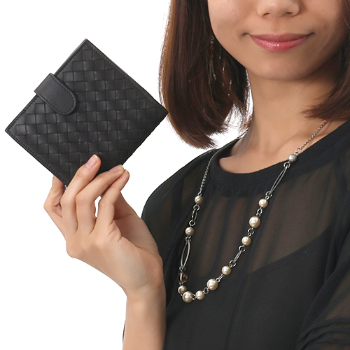 ボッテガヴェネタスーパーコピー BOTTEGA VENETA 二つ折財布 イントレチャート エスプレッソブラウン&ブラック 195432 VT194 2066 メンズ レディース - 商品画像 6