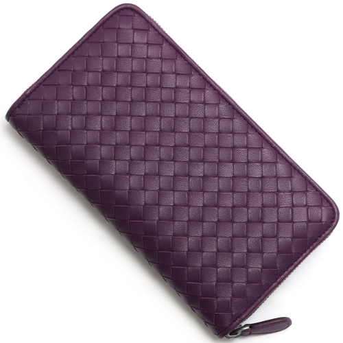 ボッテガヴェネタスーパーコピー タ BOTTEGA VENETA 長財布 イントレチャート モナリザパープル 275064 V001N 5213 メンズ レディース - 商品画像 1