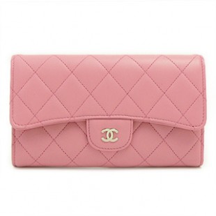 シャネルスーパーコピーCHANEL 財布 三つ折り ココマーク キルティングレザー/マトラッセ ピンク A31506 - 商品画像 2