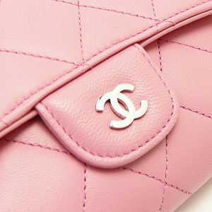 シャネルスーパーコピーCHANEL 財布 三つ折り ココマーク キルティングレザー/マトラッセ ピンク A31506 - 商品画像 5