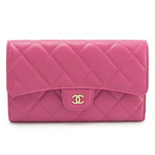 シャネル財布スーパーコピーCHANEL シャネル 三つ折り マトラッセ キルティング ラムレザー フューシャピンク A31506 LAMB FUXIA PINK - 商品画像 2