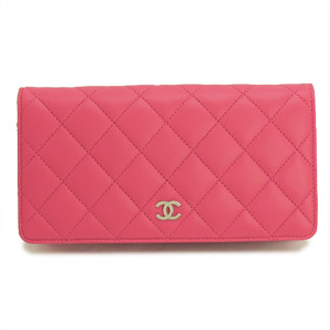 シャネルスーパーコピーCHANEL シャネル 財布 二つ折り ココマーク キルティング マトラッセ レザー ピンク A31509 PINK2 - 商品画像 6