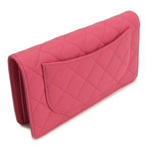 シャネルスーパーコピーCHANEL シャネル 財布 二つ折り ココマーク キルティング マトラッセ レザー ピンク A31509 PINK2 - 商品画像 7