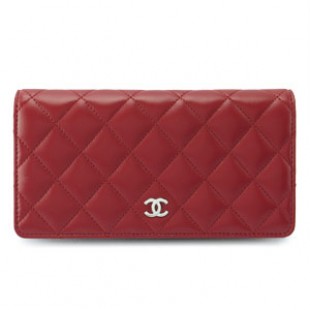 スーパーコピーシャネル 長財布 CHANEL 二つ折り ココマーク キルティング マトラッセ ラムスキン ルージュ A31509 Y01480 81665 - 商品画像 2