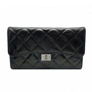 スーパーコピーシャネル CHANEL 財布 3つ折長サイフ マトラッセ 2.55 ヴィンテージカーフ 黒/A35298 - 商品画像 2