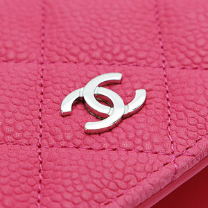 シャネル財布スーパーコピーCHANEL 二つ折り ココマーク キルティング マットキャビアレザー ローズ A31509 Y07525 0A057 - 商品画像 5