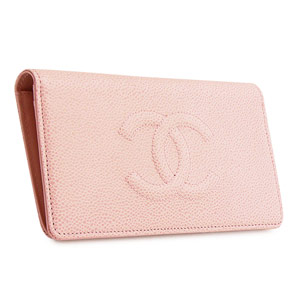シャネルスーパーコピー財布 二つ折り ココマーク レザー キャビア ライトピンク A48651 CAVIAR LIGHT PINK - 商品画像 3